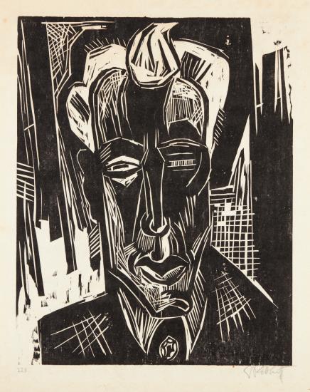 Bildnis Niemeyer (Portrait Of Dr. Wilhelm Niemeyer)-1922 Bildnis Niemeyer (Portrait Of Dr. Wilhelm Niemeyer)-1922