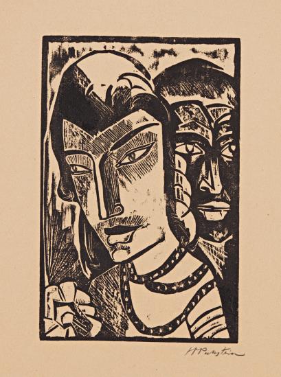 Prinzessin, From Hmpechstein Holzschnitte 1919-1918 Prinzessin, From Hmpechstein Holzschnitte 1919-1918