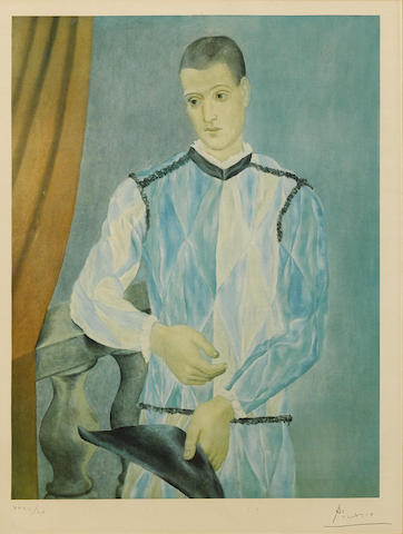 After Pablo Picasso - Arlequin, from Barcelona Suite-1966 After Pablo Picasso - Arlequin, from Barcelona Suite-1966