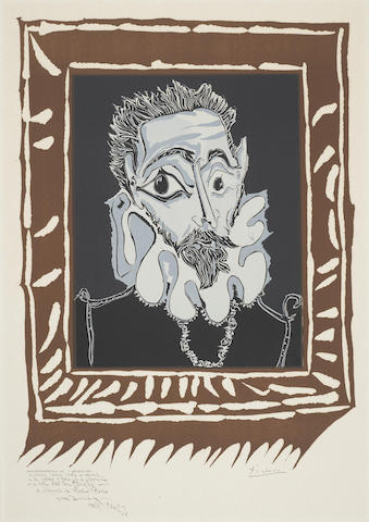 After Pablo Picasso - L'Homme a la Fraise (Poster Edition); Hibou, Verre et Fleur (Galerie 65, Cannes); Affiches Originales des Maitres de l'Ecole de Paris-1973 After Pablo Picasso - L'Homme a la Fraise (Poster Edition); Hibou, Verre et Fleur (Galerie 65, Cannes); Affiches Originales des Maitres de l'Ecole de Paris-1973