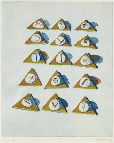 Triangle Thins, from Seven Still Lifes and a Silver Landscape-1971 Triangle Thins, from Seven Still Lifes and a Silver Landscape-1971