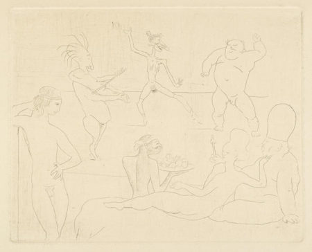 La Danse, pl. XV, from La Suite des Saltimbanques-1905 La Danse, pl. XV, from La Suite des Saltimbanques-1905