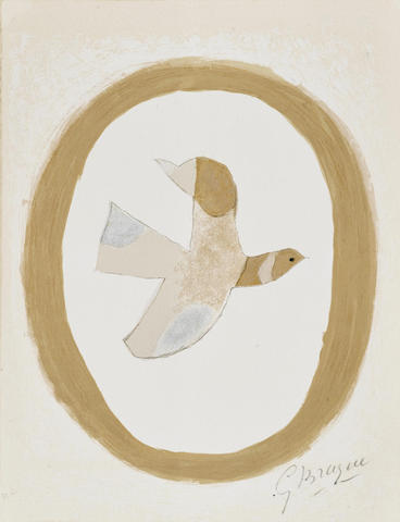 L'oiseau de sables, from Braque Lithographe-1962 L'oiseau de sables, from Braque Lithographe-1962