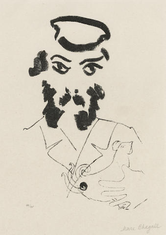 Man with Hen-1923 Man with Hen-1923