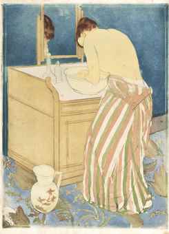 Woman Bathing (La Toilette)-1891 Woman Bathing (La Toilette)-1891