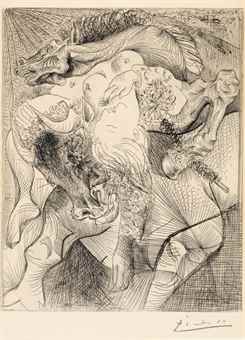 Femme Torero II, from La Suite Vollard-1934 Femme Torero II, from La Suite Vollard-1934