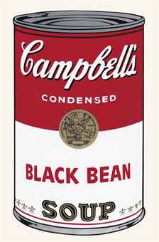 Black Bean, from Campbell's Soup I-1968 Black Bean, from Campbell's Soup I-1968