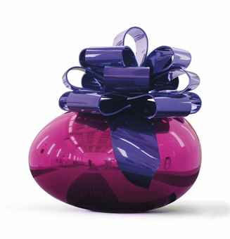 Smooth Egg with Bow (Magenta/Violet)-2009 Smooth Egg with Bow (Magenta/Violet)-2009
