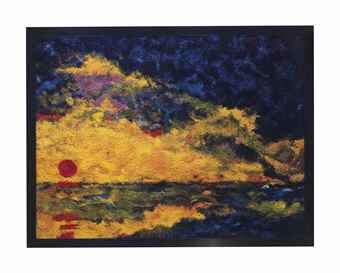 Sunset, after Emil Nolde-2006 Sunset, after Emil Nolde-2006