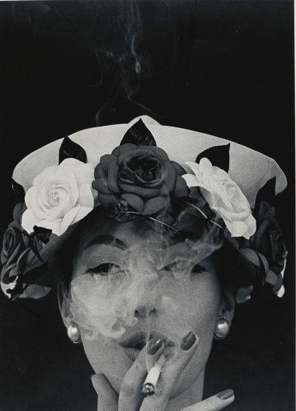 Hat + 5 Roses (Vogue), Paris-1956 Hat + 5 Roses (Vogue), Paris-1956