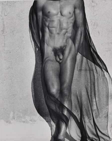 Veiled Male Nude, Full Length-1985 Veiled Male Nude, Full Length-1985