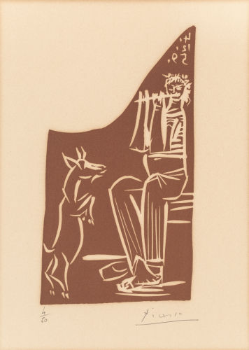 Faune et chevre-1959 Faune et chevre-1959