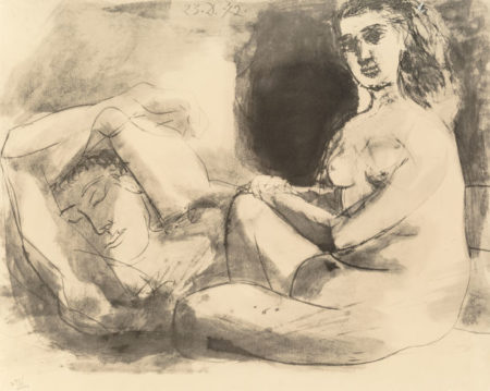 After Pablo Picasso - La Flute Double- After Pablo Picasso - La Flute Double-