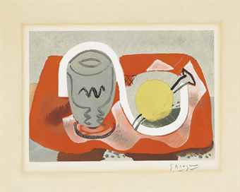 After Georges Braque - Still life with lemon-1934 After Georges Braque - Still life with lemon-1934