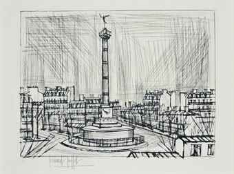La Place de la Bastille-1970 La Place de la Bastille-1970