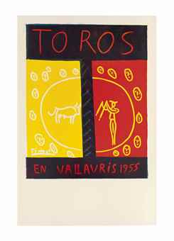 Toros en Vallauris 1955-1955 Toros en Vallauris 1955-1955
