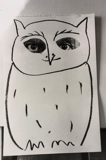 Portrait Of Picasso As An Owl, Villa La Californie, Cannes-1957 Portrait Of Picasso As An Owl, Villa La Californie, Cannes-1957