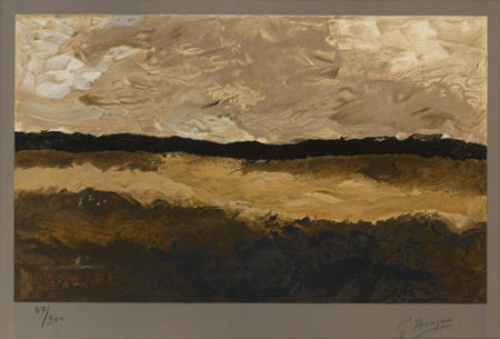 After Georges Braque - Les Champs-1962 After Georges Braque - Les Champs-1962