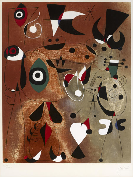 After Joan Miro - Femmes, Oiseaux, Etoile-1960 After Joan Miro - Femmes, Oiseaux, Etoile-1960