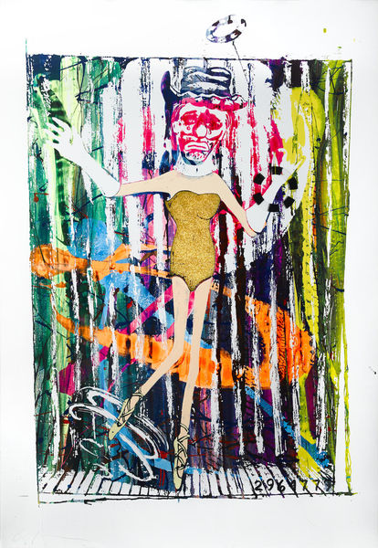 Dancing Clown at No. 2964779-1986 Dancing Clown at No. 2964779-1986