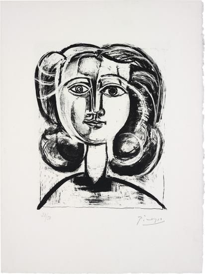 Tete De Jeune Fille (Head Of A Young Girl)-1945 Tete De Jeune Fille (Head Of A Young Girl)-1945