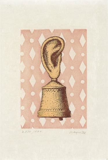 After Rene Magritte - La Lecon De Musique (The Music Lesson)-1968 After Rene Magritte - La Lecon De Musique (The Music Lesson)-1968