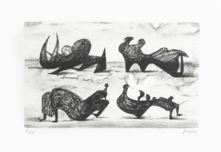Four Silhouette Figures-1973 Four Silhouette Figures-1973