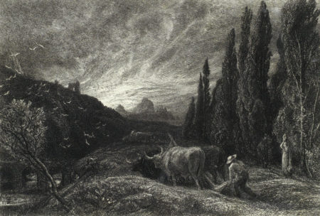 Collection of Four Etchings (The Herdsman's Cottage, The Early Ploughman)-1861 Collection of Four Etchings (The Herdsman's Cottage, The Early Ploughman)-1861