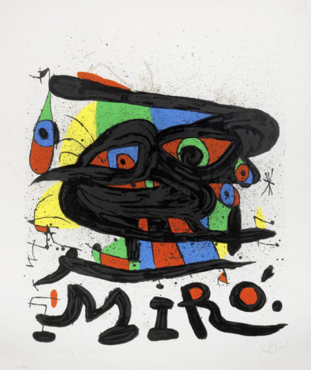 Poster for the exhibition Miro Sculptures-1971 Poster for the exhibition Miro Sculptures-1971