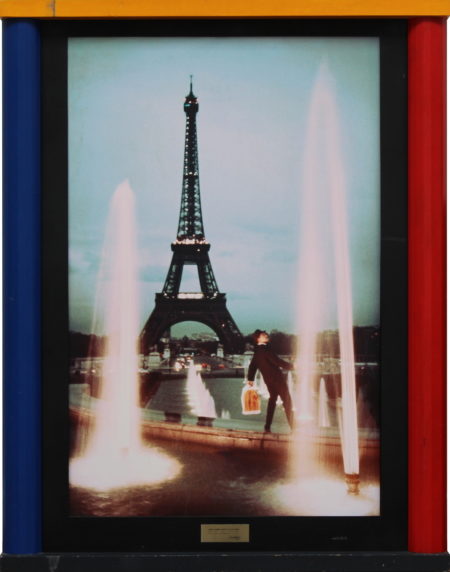 James Dujardin passes the Eiffel Tower-1985 James Dujardin passes the Eiffel Tower-1985