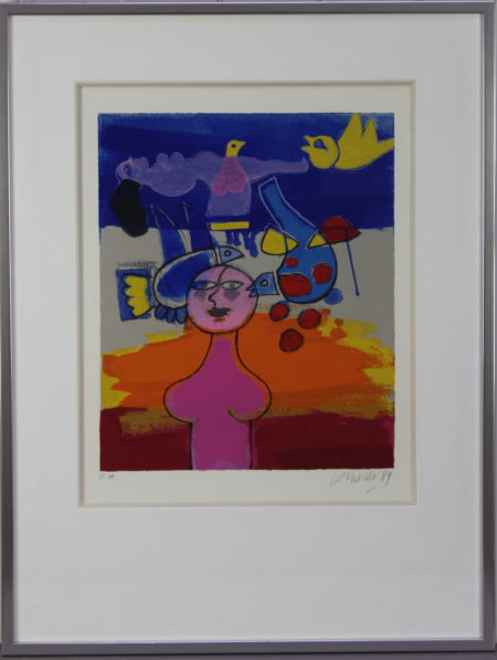Woman with birds-1989 Woman with birds-1989