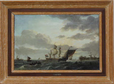 Hollandse School, manier van Simon de Vlieger - Sailing offshore- Hollandse School, manier van Simon de Vlieger - Sailing offshore-