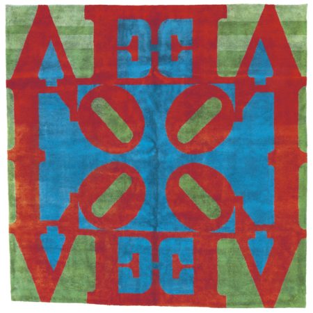 After Robert Indiana - Love Rug- After Robert Indiana - Love Rug-