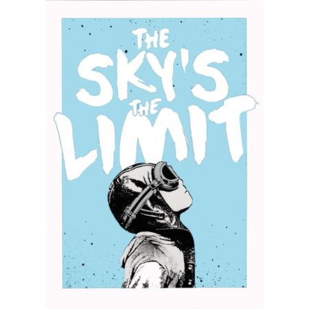 The Sky’s The Limit Print (Silver)- The Sky’s The Limit Print (Silver)-