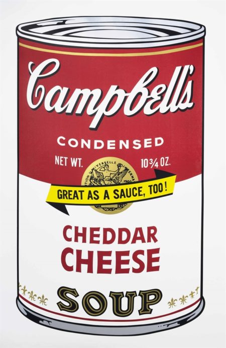 Cheddar Cheese from: Campbell's Soup II-1969 Cheddar Cheese from: Campbell's Soup II-1969