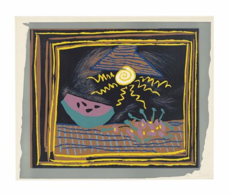 Nature morte à la pastèque-1962 Nature morte à la pastèque-1962