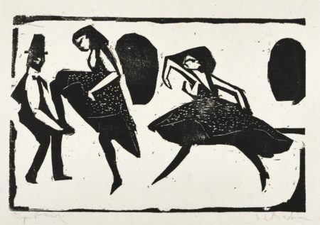 Akrobatischer Tanz. - Tanzgruppe Mann Maskiert (Gercken 436; Dube H.180)-1910 Akrobatischer Tanz. - Tanzgruppe Mann Maskiert (Gercken 436; Dube H.180)-1910