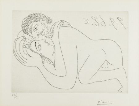 Couple D'Amoureux (RaphaËL Et La Fornarina: Fin) (B. 1800; Ba. 1817)-1968 Couple D'Amoureux (RaphaËL Et La Fornarina: Fin) (B. 1800; Ba. 1817)-1968
