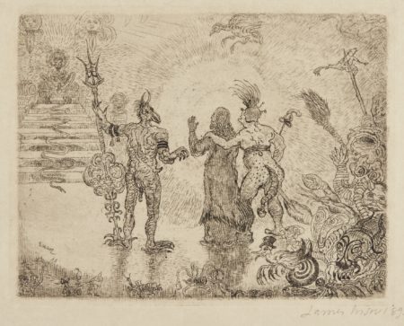 Les Diables Dzitts Et Hihanox Conduisant Le Christ Aux Enfers (D. 88; T. E. 90)-1895 Les Diables Dzitts Et Hihanox Conduisant Le Christ Aux Enfers (D. 88; T. E. 90)-1895