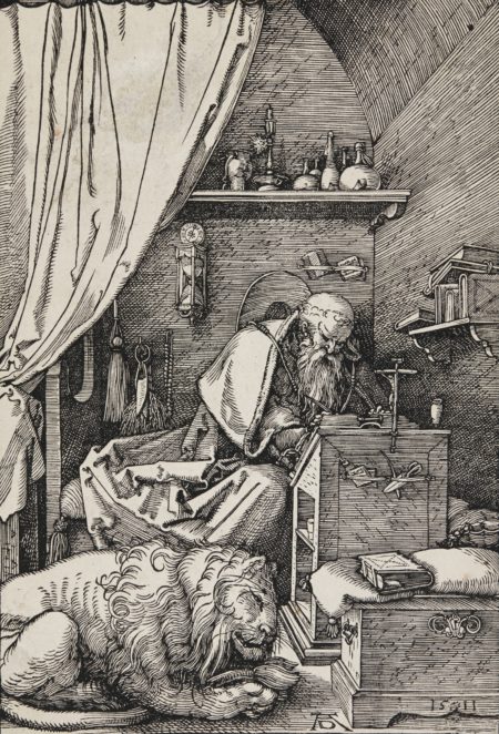 St. Jerome In His Cell (B. 114; M. Holl. 228)-1511 St. Jerome In His Cell (B. 114; M. Holl. 228)-1511