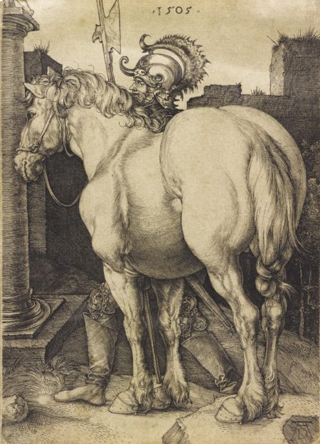 The Large Horse (B. 97; M. Holl. 94)-1505 The Large Horse (B. 97; M. Holl. 94)-1505