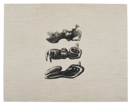 Three Reclining Figures With Land Background (C. 302)-1973 Three Reclining Figures With Land Background (C. 302)-1973