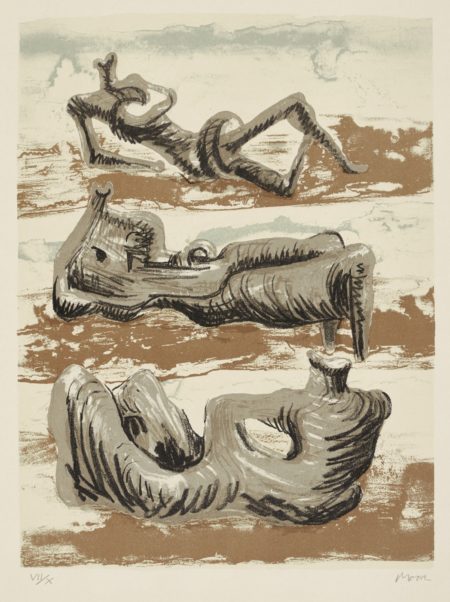 Three Reclining Figures (C. 420)-1975 Three Reclining Figures (C. 420)-1975