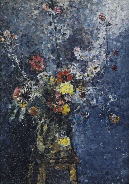 Bouquet After Henri Matisse (From Pictures Of Magazines)-2004 Bouquet After Henri Matisse (From Pictures Of Magazines)-2004