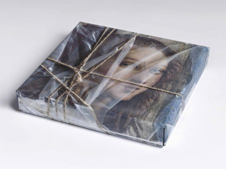 Wrapped DVD Case (Detail from Raphael’s The School of Athens Fornarina/Margarita Luti)-2015 Wrapped DVD Case (Detail from Raphael’s The School of Athens Fornarina/Margarita Luti)-2015