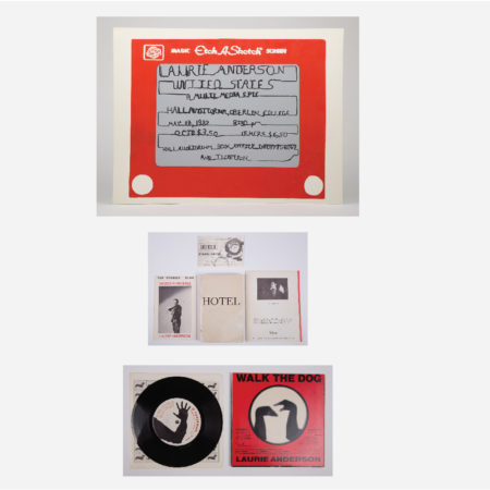 Collection of Laurie Anderson Ephemera- Collection of Laurie Anderson Ephemera-