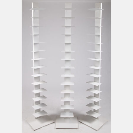 Three White Sapien Bookcases- Three White Sapien Bookcases-