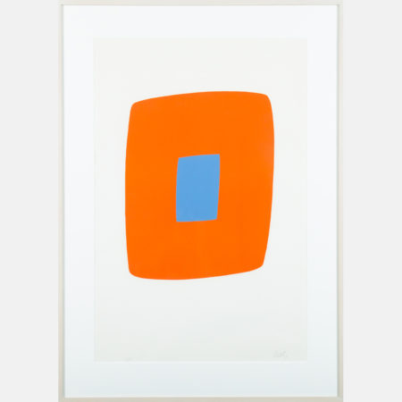 Orange with Blue-1965 Orange with Blue-1965