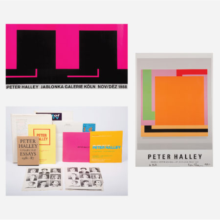 Two Peter Halley Posters- Two Peter Halley Posters-