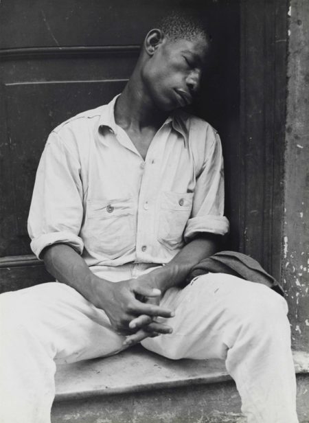 Untitled (Man asleep on stoop), Havana, Cuba-1933 Untitled (Man asleep on stoop), Havana, Cuba-1933